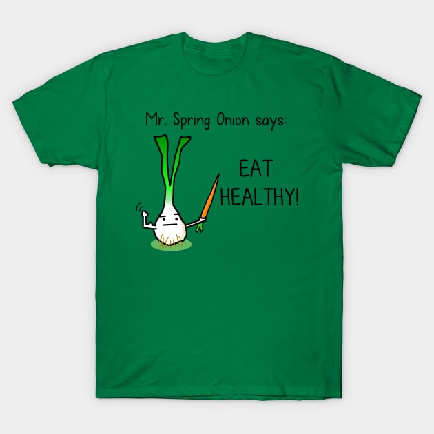 Worried scallion T-Shirt by hungryfatcat